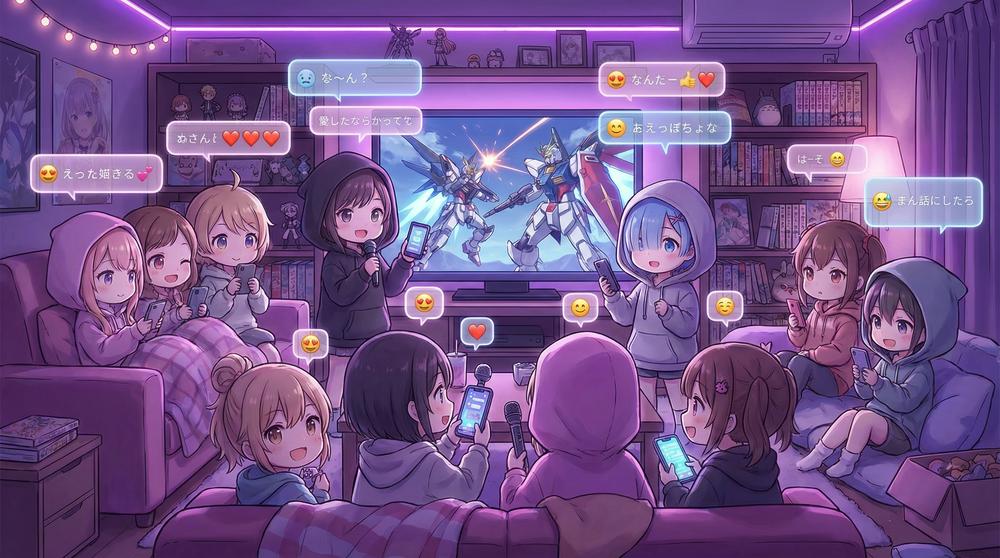 茄子视频动漫社区互动场景